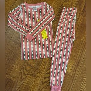 Hanna Andersson tree ribbon pajamas NWT
